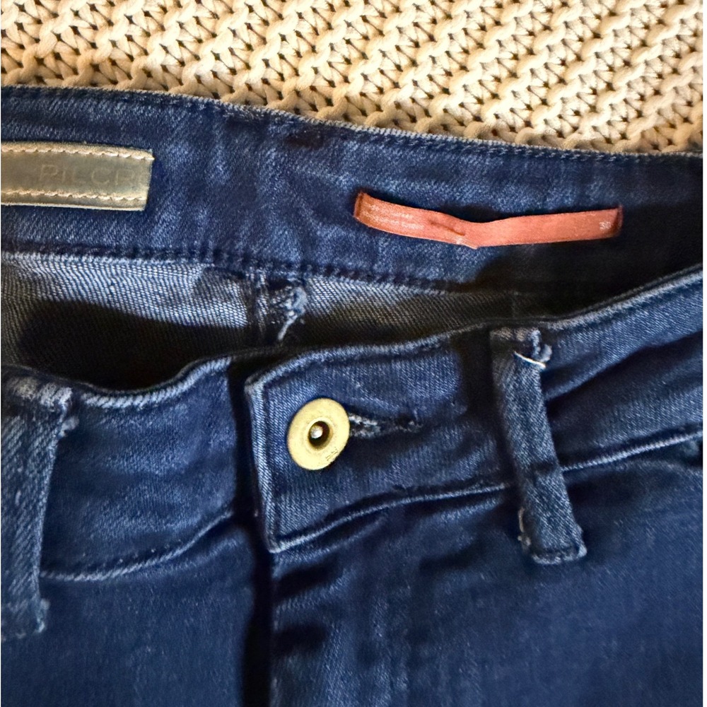 Pilcro and the Letterpress Anthropologie High Rise Wide Leg Jeans Dark Wash 30 - Picture 2 of 3